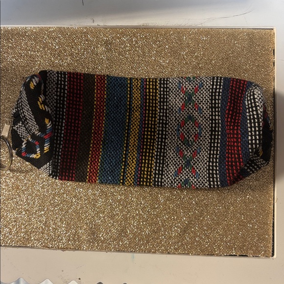 Colorful Striped Pouch - Picture 2 of 3